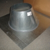 woodburning fireplace roof flashing